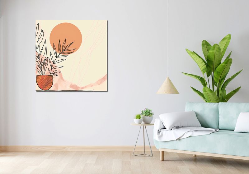 Obraz 90x90cm Widok nad Pustynią zdjęcie 2