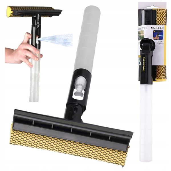 MYJKA Ściągaczka wody z szyb luster okien ze spryskiwaczem 3w1 DUNLOP zdjęcie 1