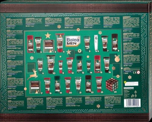 KALENDARZ ADWENTOWY Z KOSMETYKAMI DO PIELĘGNACJI DLA MĘŻCZYZN BALEA 24 DNI na Arena.pl