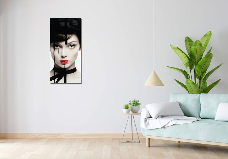 Obraz 40x90cm Atramentowa Aura zdjęcie 2