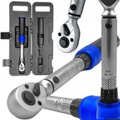 KLUCZ DYNAMOMETRYCZNY certyfikat 1/4 1-25Nm PRECYZYJNY DWUSTRONNY PREMIUM