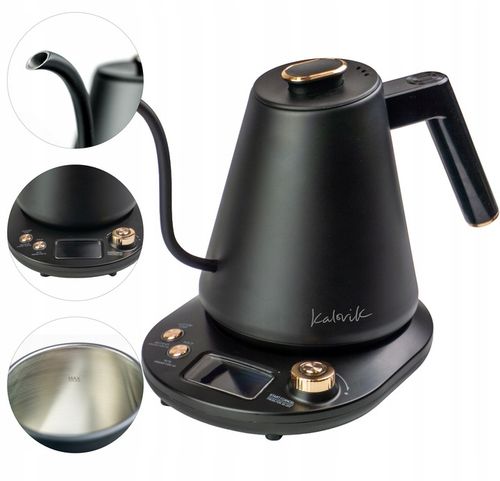 CZAJNIK ELEKTRYCZNY CYFROWY GOOSENECK Z REGULACJĄ TEMPERATURY 1100W 1L na Arena.pl