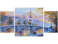 80X40CM ZEGAR ALEJKA PARYŻU OBRAZ