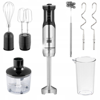 BLENDER RĘCZNY MOCNY 1200W WIELOFUNKCYJNY MIKSER ZESTAW TURBO PREMIUM 6W1