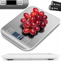 PRECYZYJNA WAGA KUCHENNA 10kg I 1g DOMOWA ELEKTRONICZNA TARA LCD BATERIE