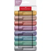 Zakreślacz metaliczny 8 kolorów FABER CASTELL