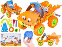 Klocki Elastyczne, Konst.136 El. Auto, Wyścigówka, Helikopter, Samolot 5w1