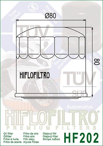 Filtr oleju Hiflofiltro HF202 na Arena.pl