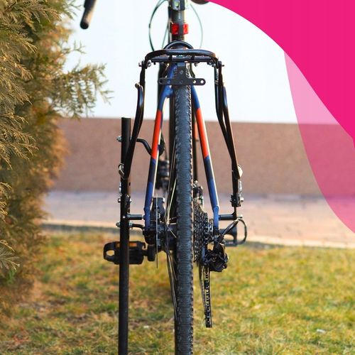 BAGAŻNIK ROWEROWY POD SAKWY TORBY VELOXO CZARNY ALU POD TARCZĘ 24-29 na Arena.pl