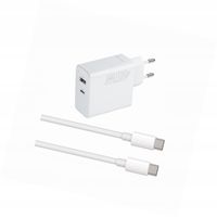 Szybka ładowarka 45W z długim kablem 2m 2 wejścia do iPhone 17