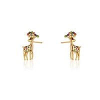 Kolczyki Ze Stali Szlachetnej Renifer Sztyft Kst1846