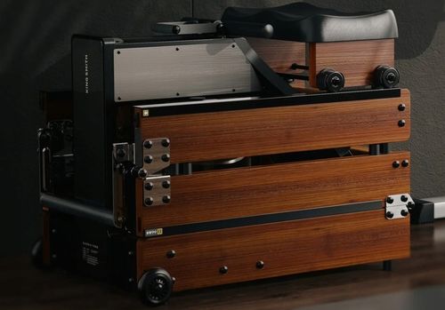 Kingsmith WR1 brązowy wioslarz wodny Bluetooth Fit Android iOS LCD Drewno na Arena.pl