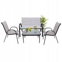Zestaw komplet Mebli MEBLE OGRODOWE Stół Krzesła sofa Taras Balkon Komplet