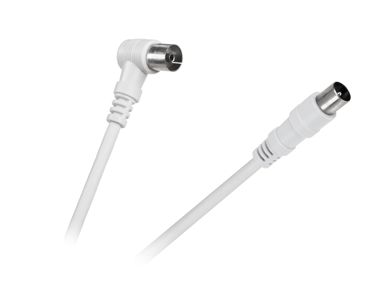 KPO2740F-10 Kabel TV - VIDEO katowo - prosty bial zdjęcie 1