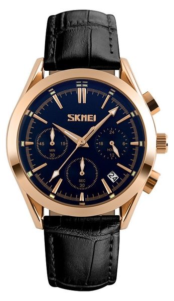 zegarek męski skmei 9127bk + box zdjęcie 1