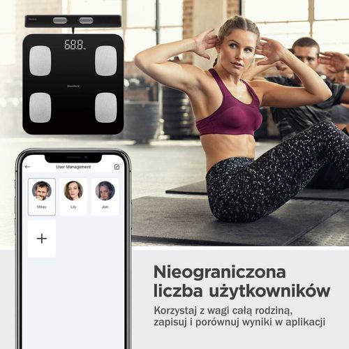 analityczna waga łazienkowa smart ios android klausberg kb-7852 na Arena.pl