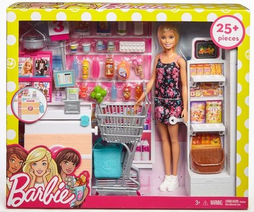 Barbie Supermarket Zestaw na Arena.pl