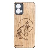 drewniane etui bewood do motorola g34 5g wilk dąb