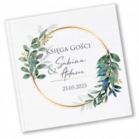 KSIĘGA GOŚCI WESELNYCH NA ŚLUB WESELE ZIELONA Y7