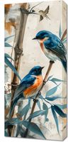 Obraz 40x90cm Trzy Ptaki