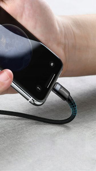 Feegar Kabel Usb-A Micro Usb Qc 3.0 Nylonowy 2.4A zdjęcie 5