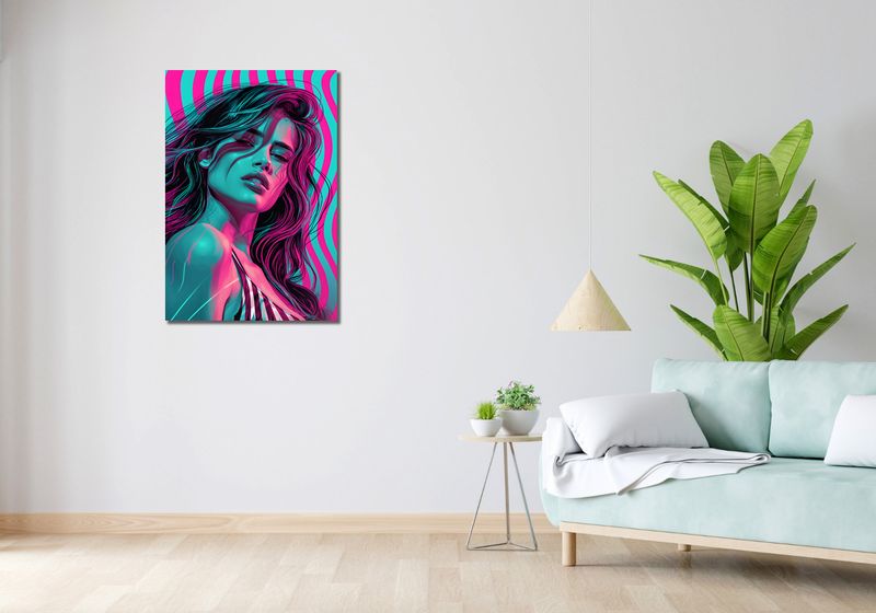 Obraz 60x90cm Neonowy Wzrok zdjęcie 2
