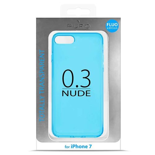 PURO 0.3 Nude - Etui iPhone 8 / 7 (Fluo Blue) na Arena.pl