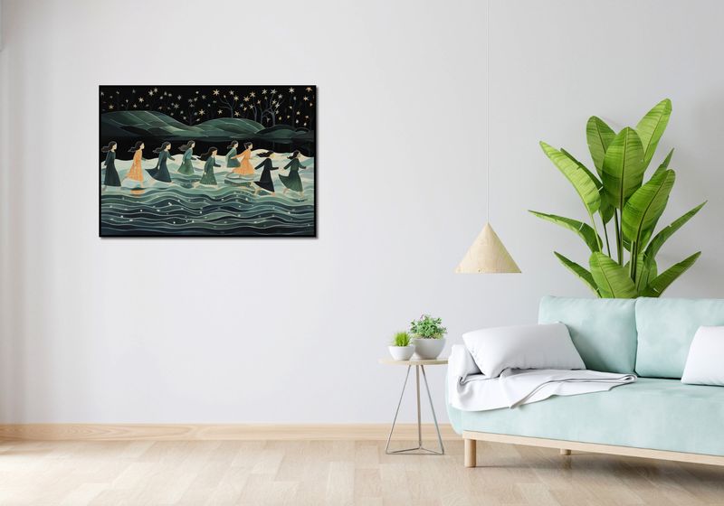 Plakat 100x70cm Nocna Procesja zdjęcie 4