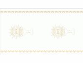 Bieżnik komunijny Komunia Święta kielich IHS złoty napis 0,28x5 m