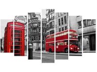 OBRAZ CZERWONA BUDKA TELEFONICZNA LONDYNIE