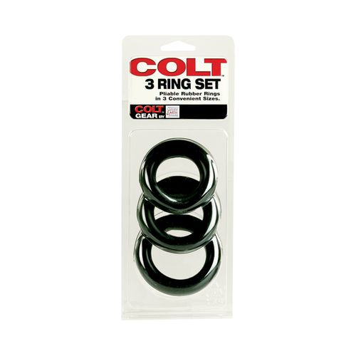 pierścień-colt 3 ring set black na Arena.pl