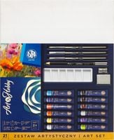zestaw artystyczny art&hobby 21el 12×12ml 0931 (2)