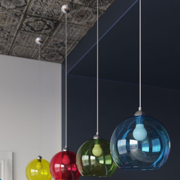 Lampa wisząca BALL szampański zdjęcie 8