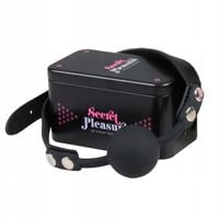 Knebel do ust, kulka silikonowa. Zabawy BDSM.