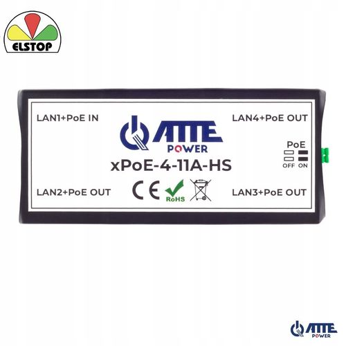 XPOE-4-11-HS Switch PoE 4 portowy extender na Arena.pl