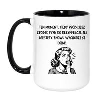 Duży Biało-Czarny 450 ml
