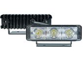 mocna Lampa LED stroboskop niebieska 11 cm migająca 12v 24v