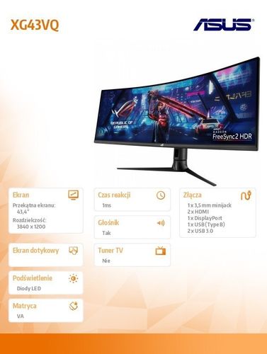 Monitor gamingowy XG43VQ 43cale na Arena.pl