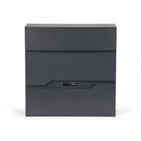 SKRZYNKA POCZTOWA MODERNHOME STAL GALWANIZOWANA ANTRACYT