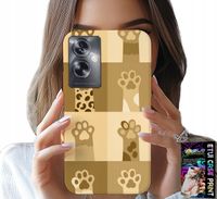ETUI DO OPPO A79 5G - LOVE CAT, WZORY Z KOTAMI, ŁAPKI KOTÓW