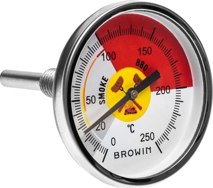 Termometr do drzwi wędzarni 250° PRZYKRĘCANY BBQ zdjęcie 2