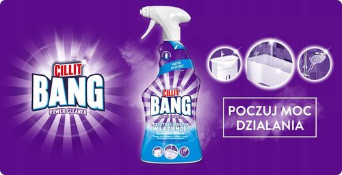 CILLIT BANG Power Cleaner Czystość i Połysk w Łazience 750ml Spray na Arena.pl