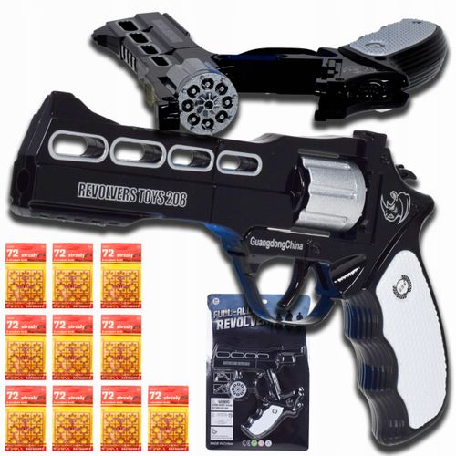 PISTOLET NA SPŁONKĘ KAPISZONY GRATIS 10x720szt METALOWY REWOLWER DLA DZIECI na Arena.pl