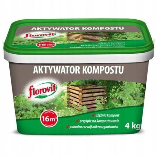 Aktywator kompostu FLOROVIT do kompostowania 4 kg na Arena.pl