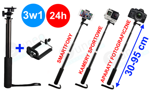 MONOPOD DO SMARTFONÓW I TELEFONÓW - SOLIDNY na Arena.pl
