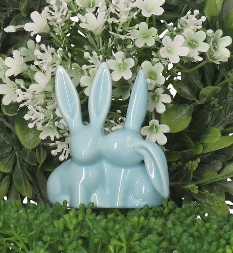 ZAJĄC ZAJĄCZEK CERAMICZNY WIELKANOCNY FIGURKA DO STROIKA na Arena.pl