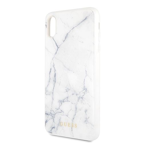 GUESS HARD CASE - iPhone XS Max - WHITE MARBLE na Arena.pl