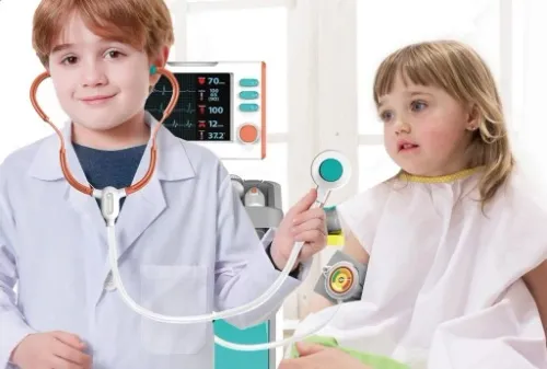 ZESTAW MAŁEGO LEKARZA STACJA MEDYCZNA PIELĘGNIARKA na Arena.pl