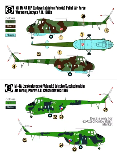 Mil Mi-4 Hound, F-04, 1:72 na Arena.pl