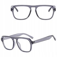 Okulary Zerówki do KOMPUTERA TV Smartfon BLUE LIGHT szare STYLION